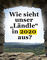 Wie sieht unser "Ländle" 2020 aus?